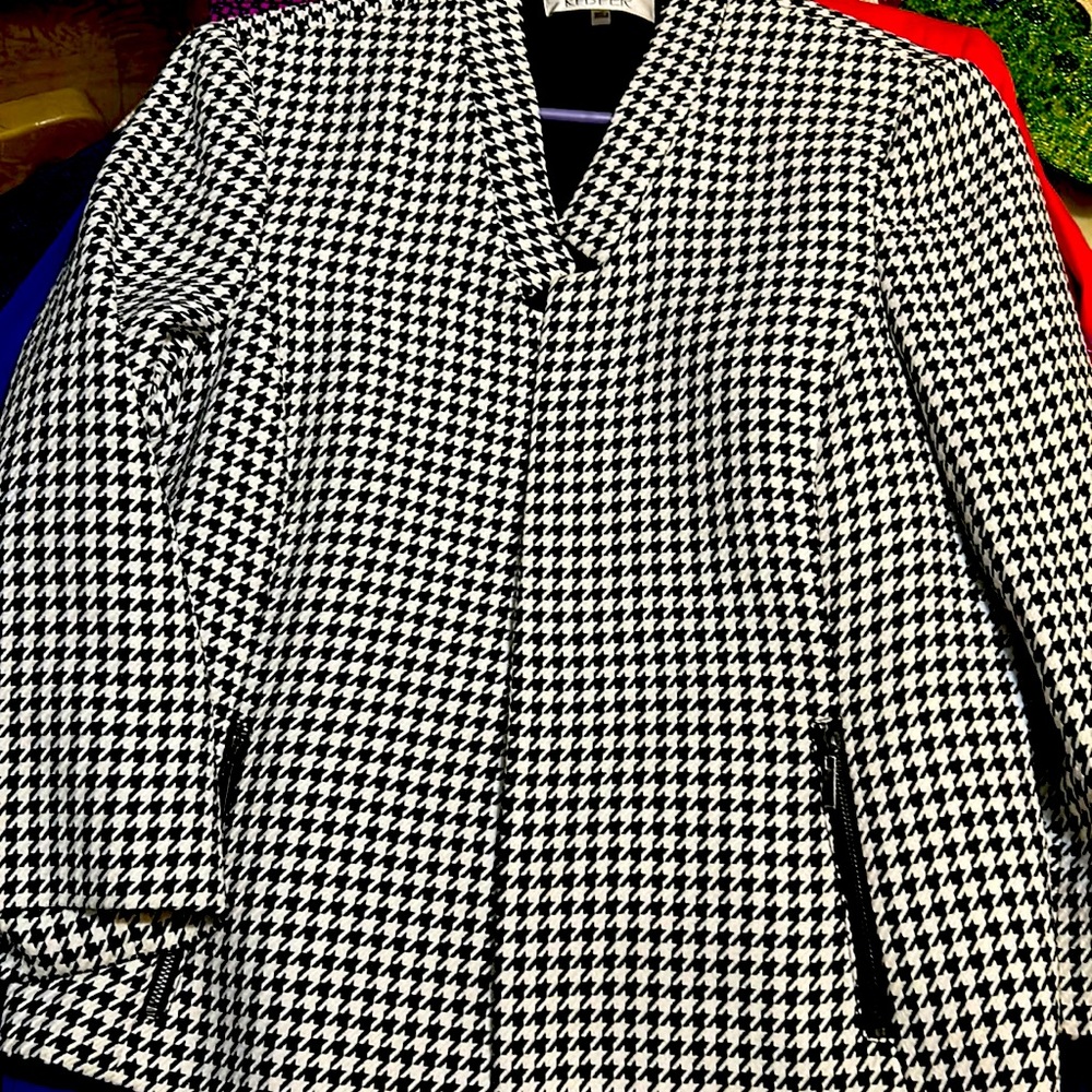 Kasper Houndstooth Blazer